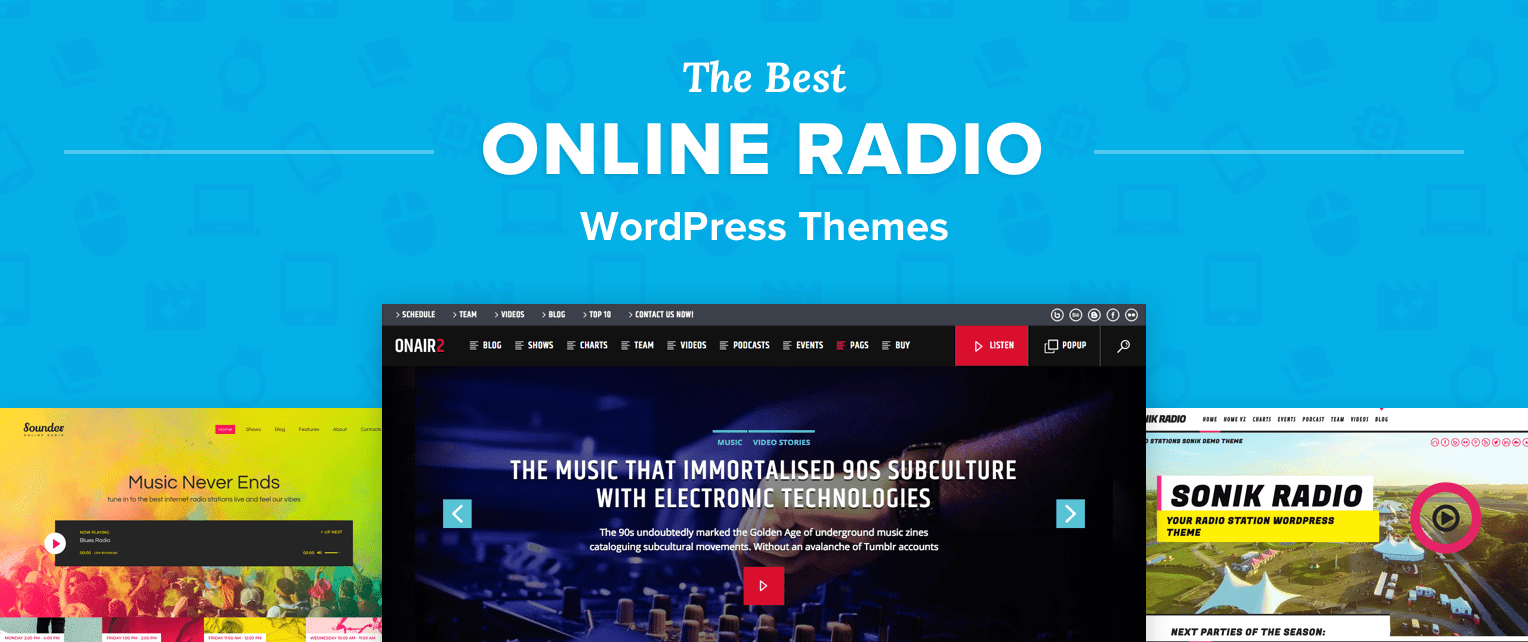 Online Radio Wordpress Themes