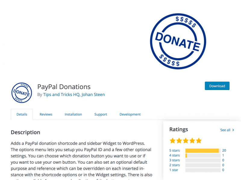 PayPal Donations