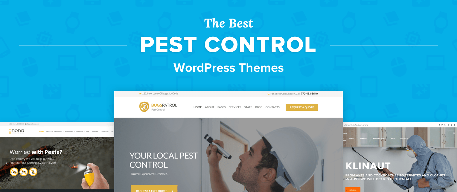 Pest Control WordPress Themes