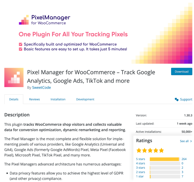 Pixel Manager for WooCommerce