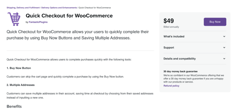 Quick Checkout for WooCommerce