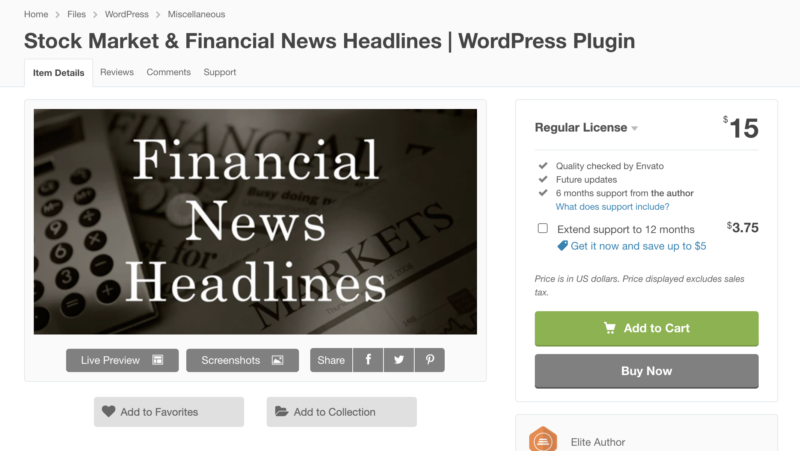 Stock Market & Financial News Headlines