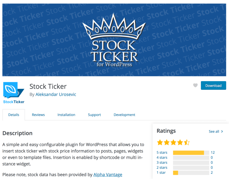 Stock Ticker