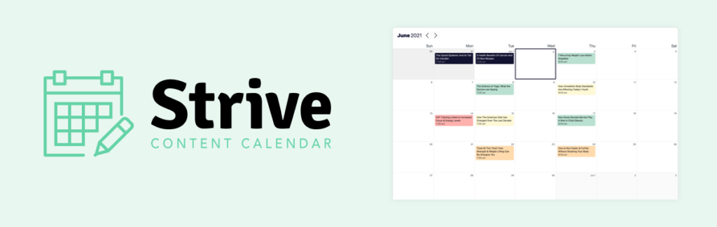 Strive Content Calendar