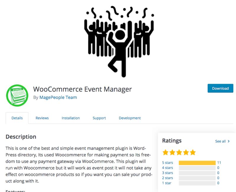 WooCommerce Event Manager