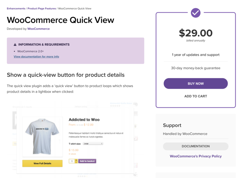 WooCommerce Quick View