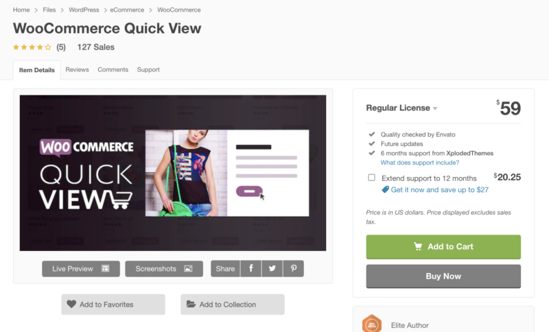 WooCommerce Quick View (CodeCanyon)