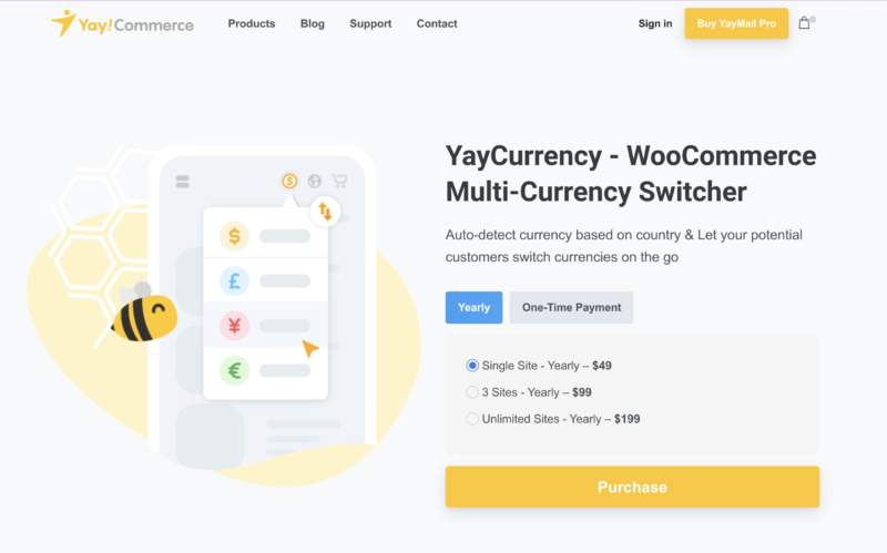 YayCurrency plugin