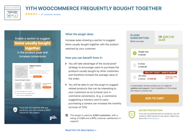 YITH WooCommerce Frequently Bought Together plugin