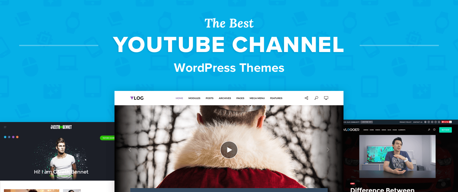 Youtube Channel WordPress Themes